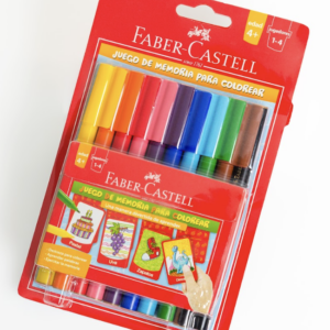 Juego de Memoria con 10 plumones- Plumones Faber Castell